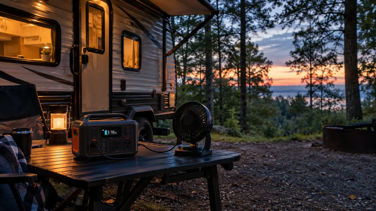 The Night the Jackery Explorer 300 Kept the Camp Fan Running